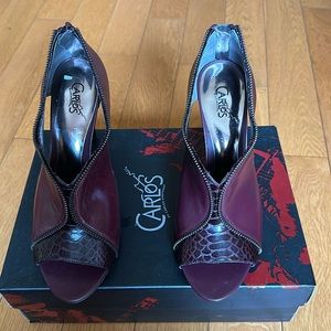 Carlos by Carlos Santana passion, wine heels.